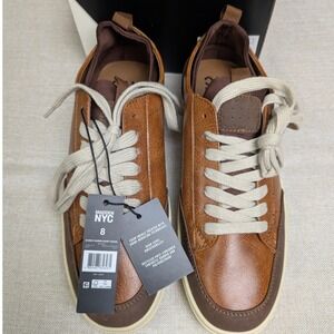 Madden NYC Markk Court Casual Mens Size 8 Brown NWT Low Top Sneakers